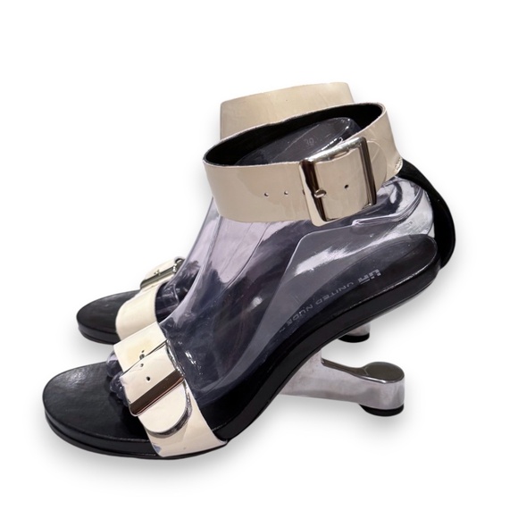 United Nude Eamz Sandal – White Patent – Size 39 - Picture 3 of 10